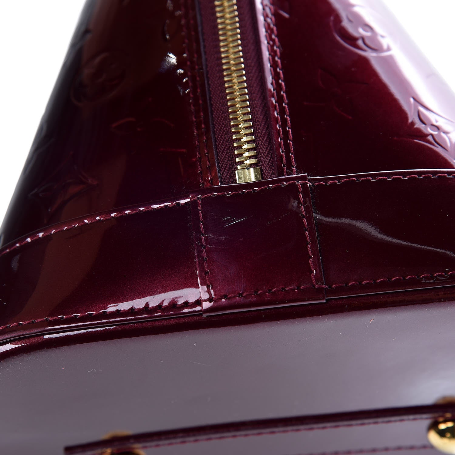 Louis Vuitton Vernis Alma GM Rouge Fauviste 12 of 12