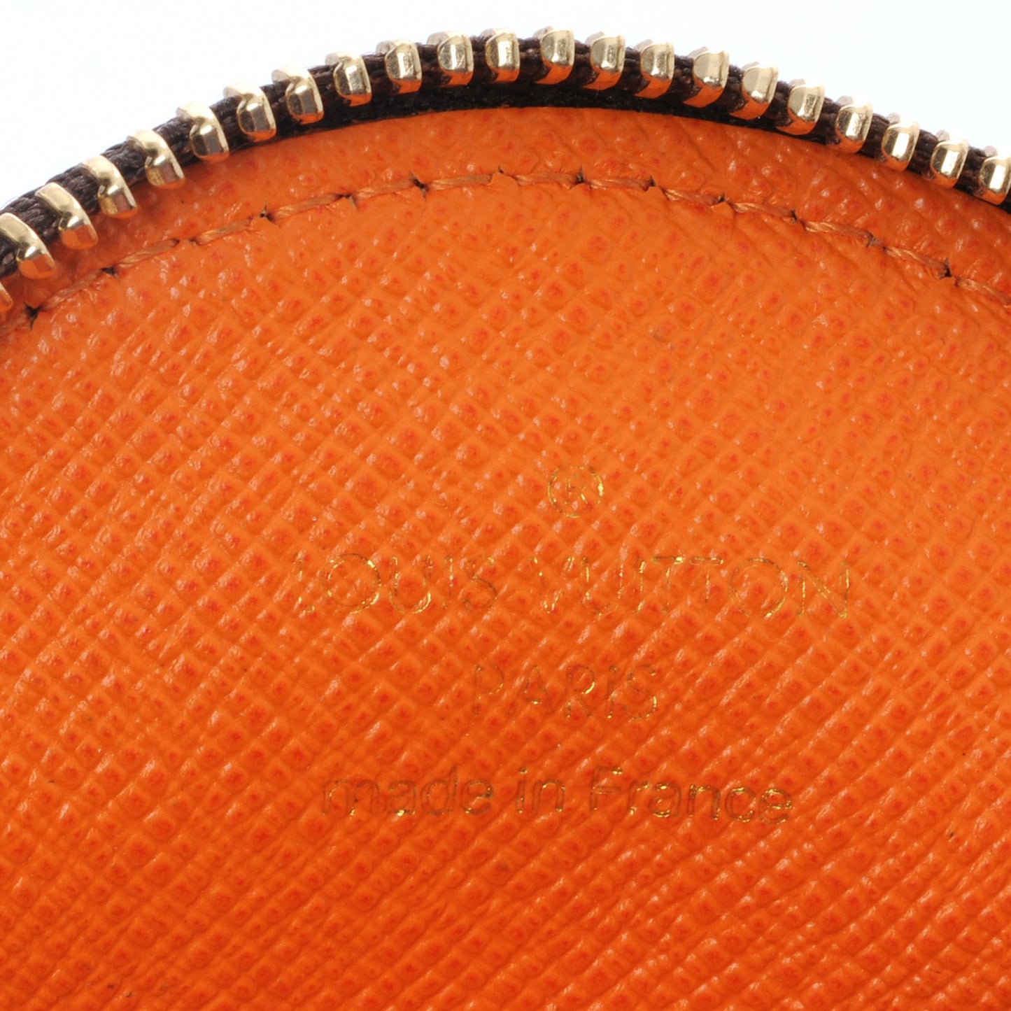 Monogram Groom Round Coin Purse