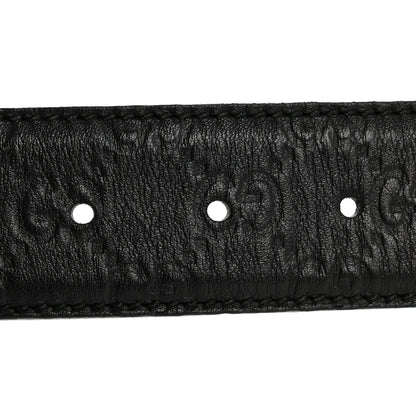 Gucci Guccissima Interlocking G Belt 85 34 Black 5 of 8