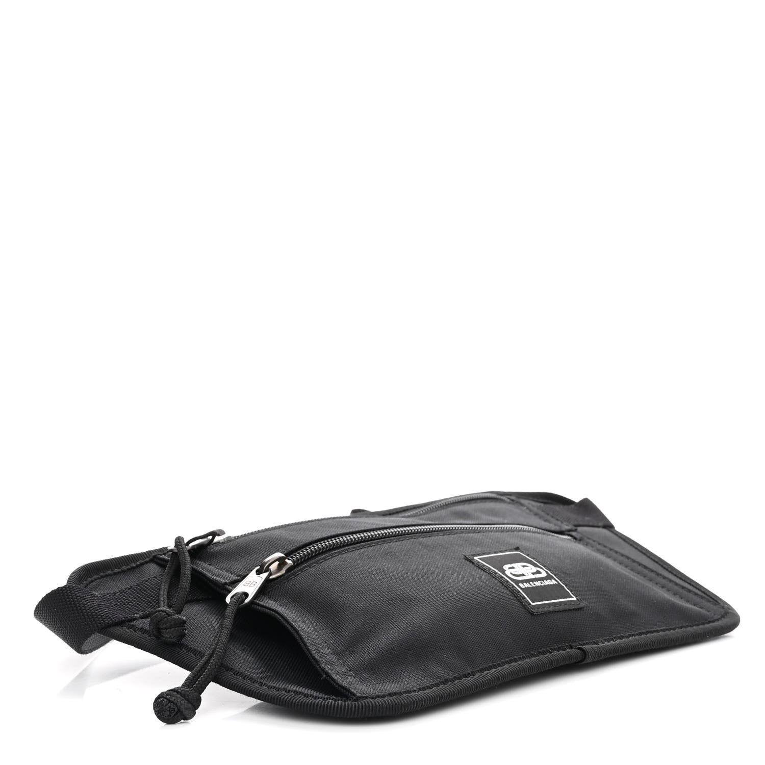 Balenciaga Sustainable Casual Nylon Weekend Belt Wallet Black 4 of 11