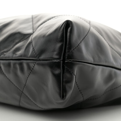 Chanel Shiny Calfskin Quilted Chanel 22 Black 10 of 10