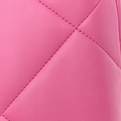 Chanel Lambskin Quilted Medium Chanel 19 Flap Pink 20 of 20
