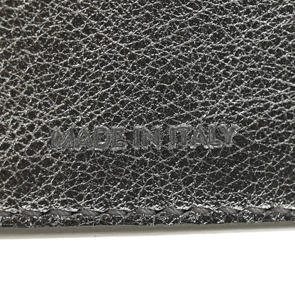 Celine Metallic Calfskin Small Triomphe Wallet Silver 7 of 8