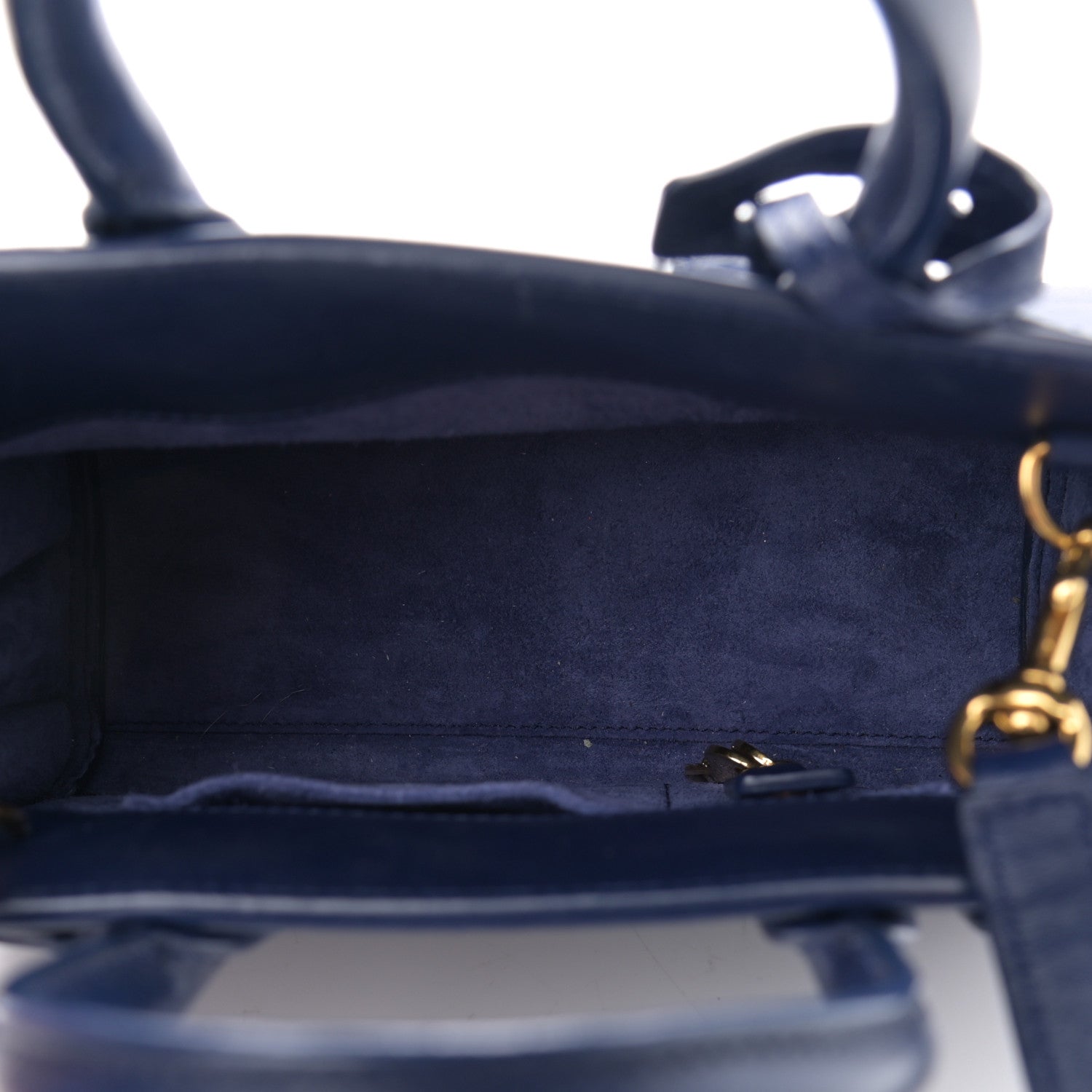 Saint Laurent Calfskin Nano Sac De Jour Dark Blue 5 of 9