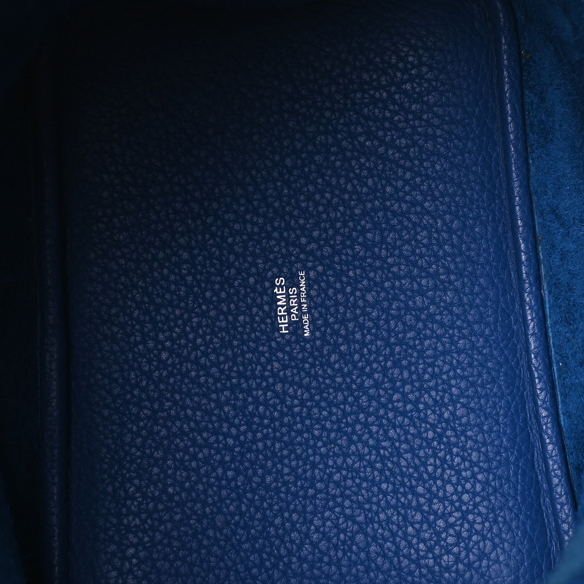 Hermes Taurillon Clemence Picotin Lock 18 PM Bleu France 5 of 10