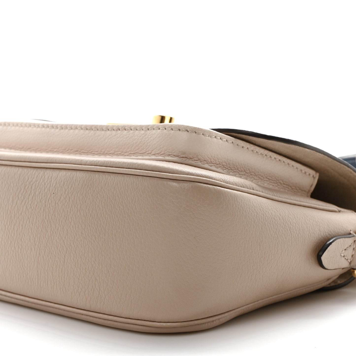 Grained Calfskin Lockme Tender Greige