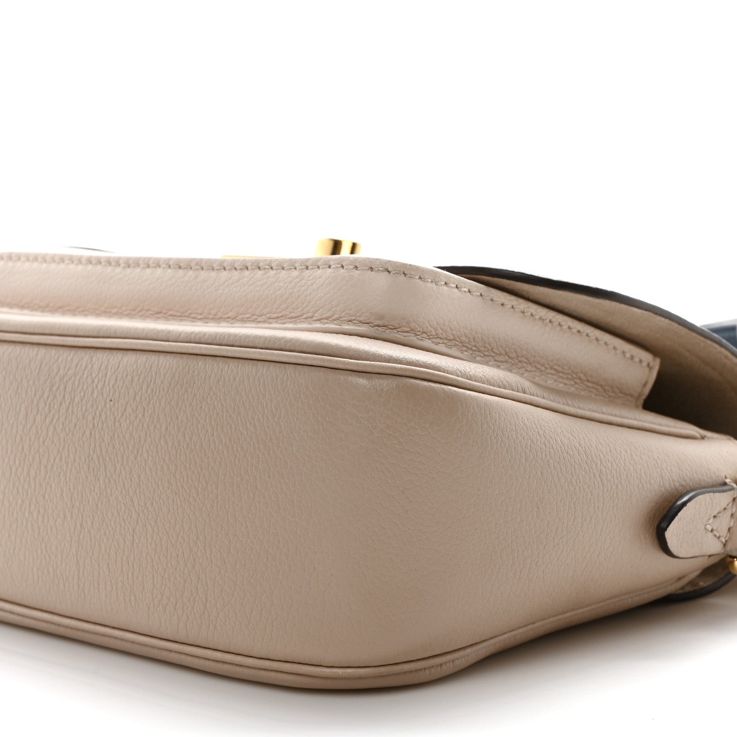 Louis Vuitton Grained Calfskin Lockme Tender Greige 9 of 9