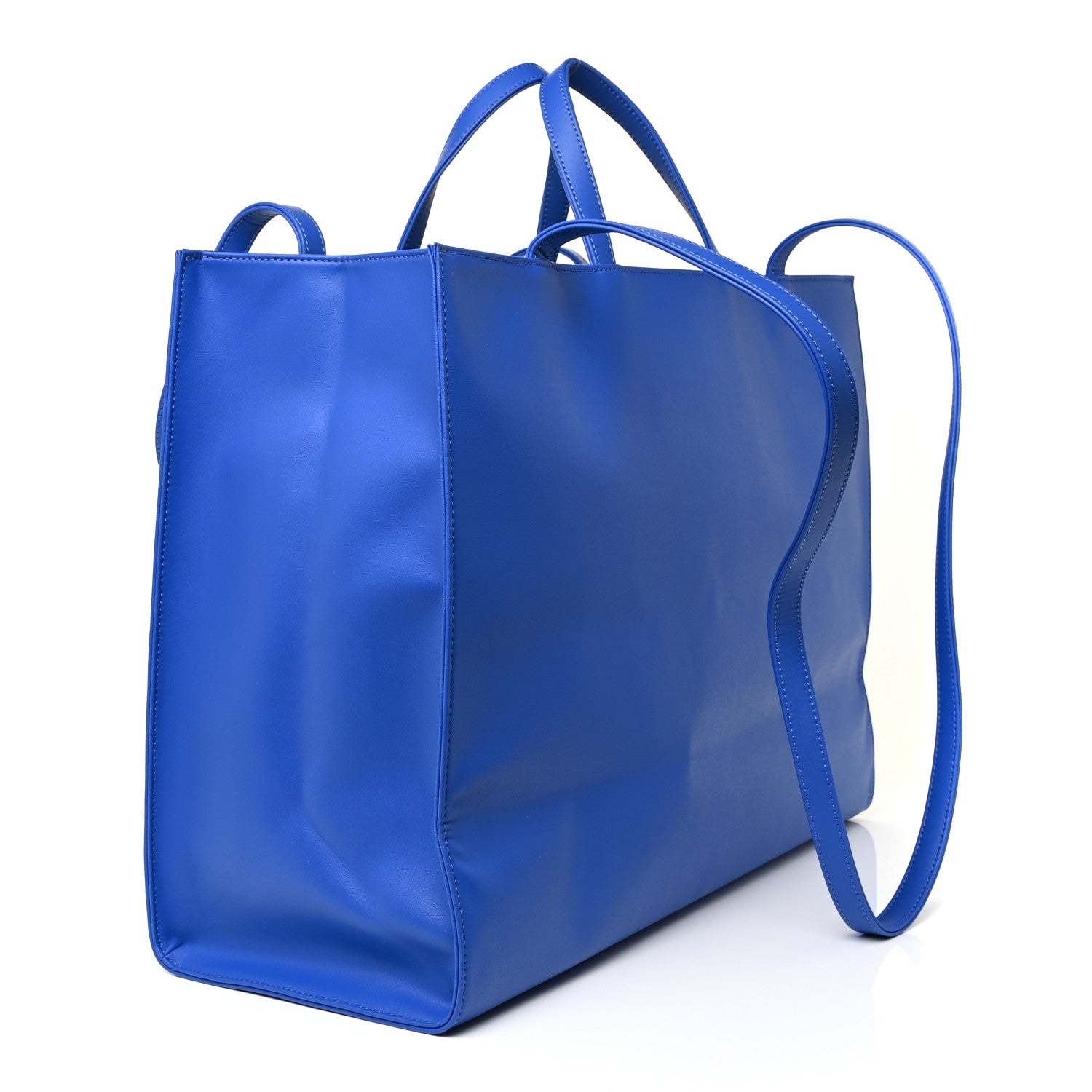 Telfar Vegan Leather Large Shopping Bag Painters Tape 3 of 10