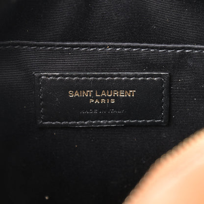 Saint Laurent Suede Matelasse Monogram Lou Camera Bag Cinnamon 7 of 8