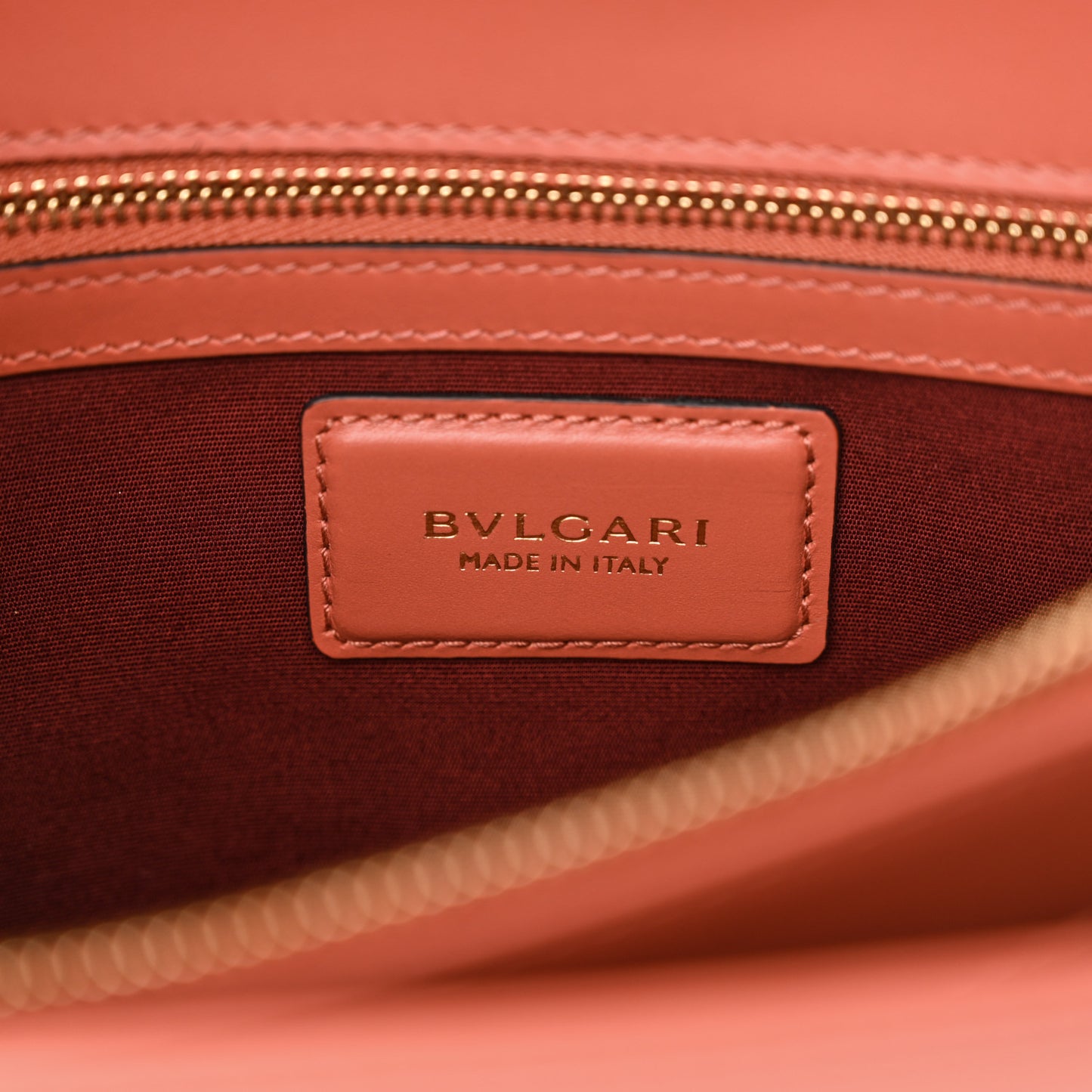 Calfskin Serpenti Forever Shoulder Bag Coral