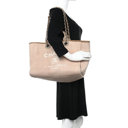 Chanel Canvas Large Deauville Tote 3 of 13