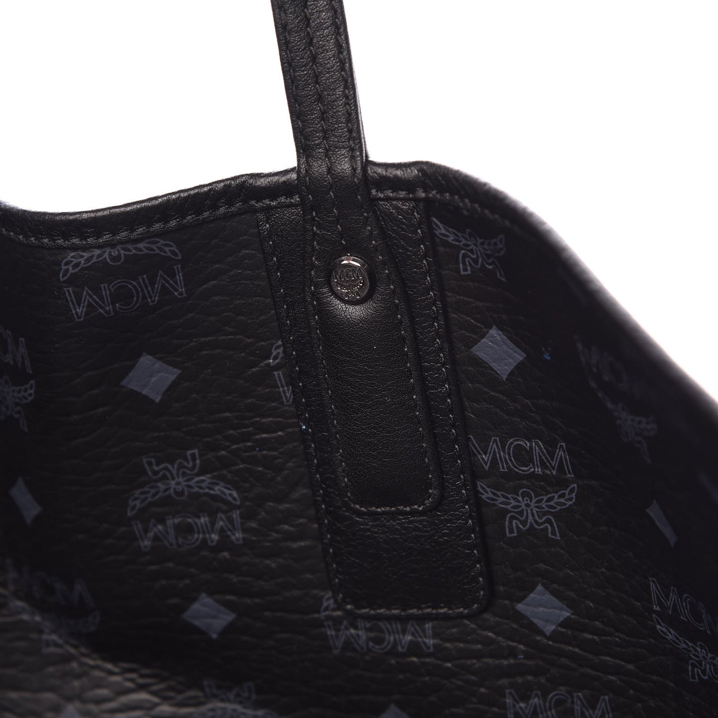 Visetos Large Liz Reversible Shopper Tote Black