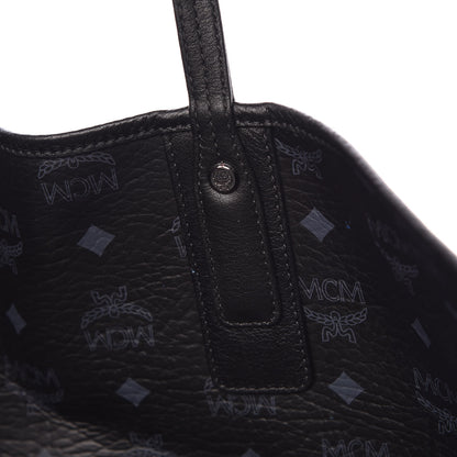 MCM Visetos Large Liz Reversible Shopper Tote Black 21 of 35