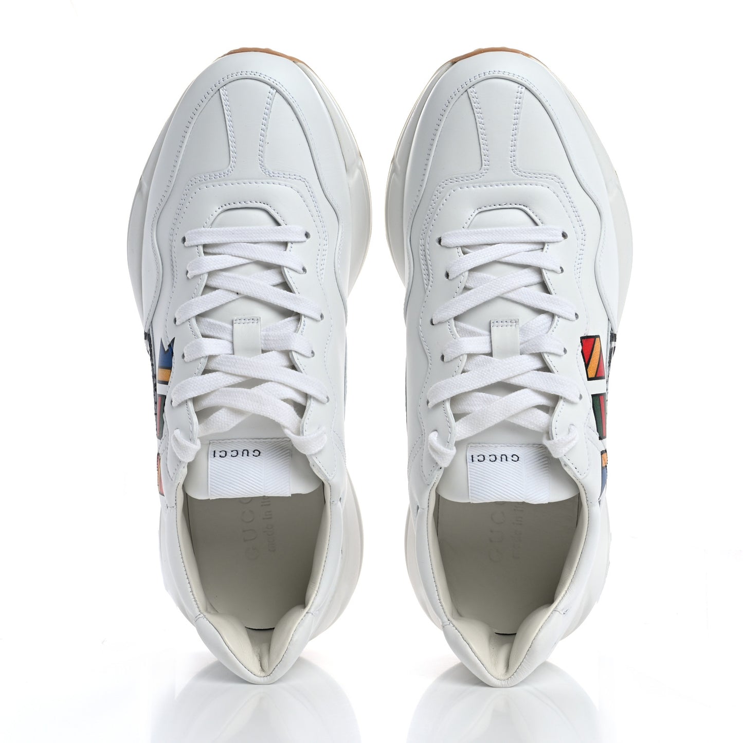 Apollo Calfskin Worldwide Mens Rhyton Sneakers 9 Great White