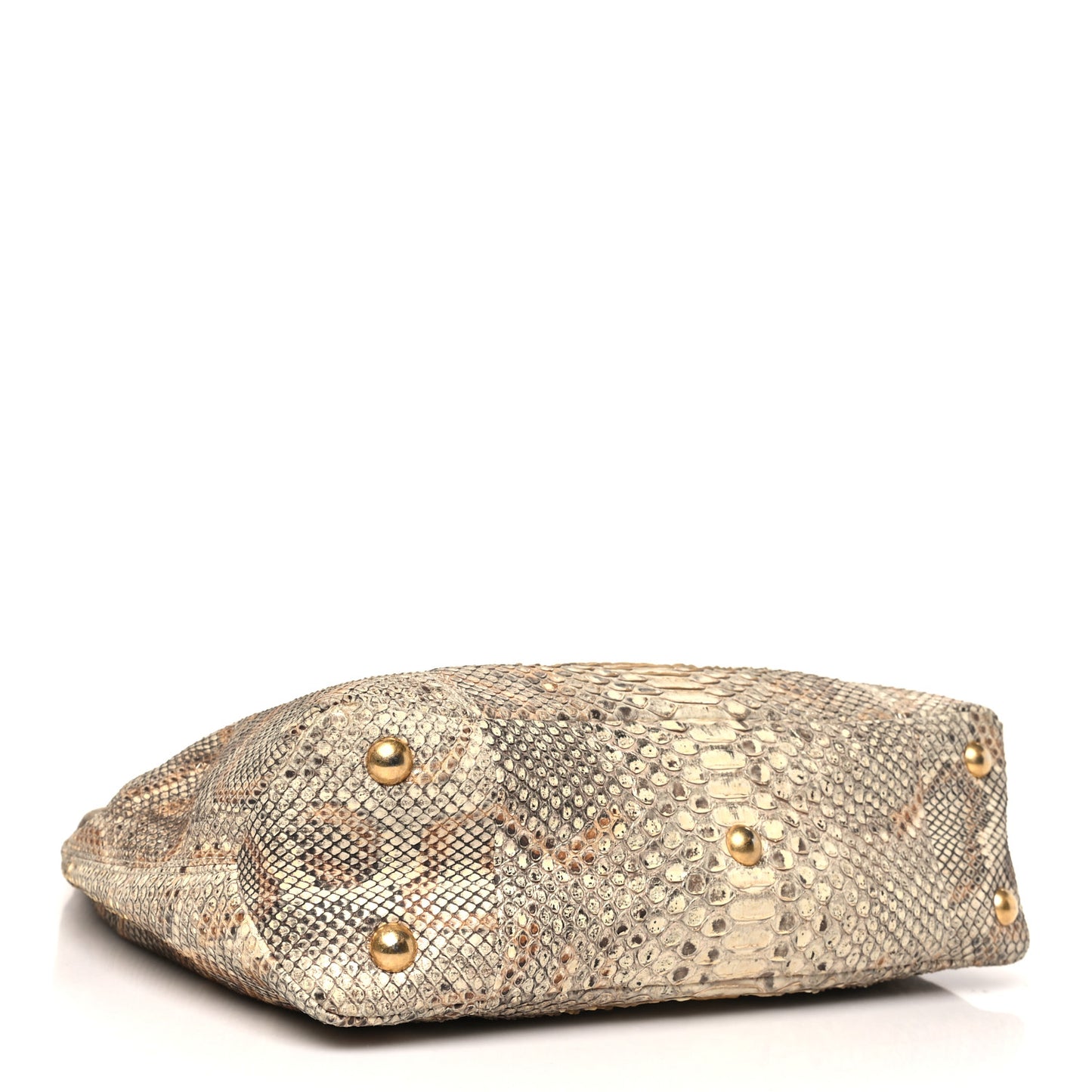Snakeskin CC Hobo Beige
