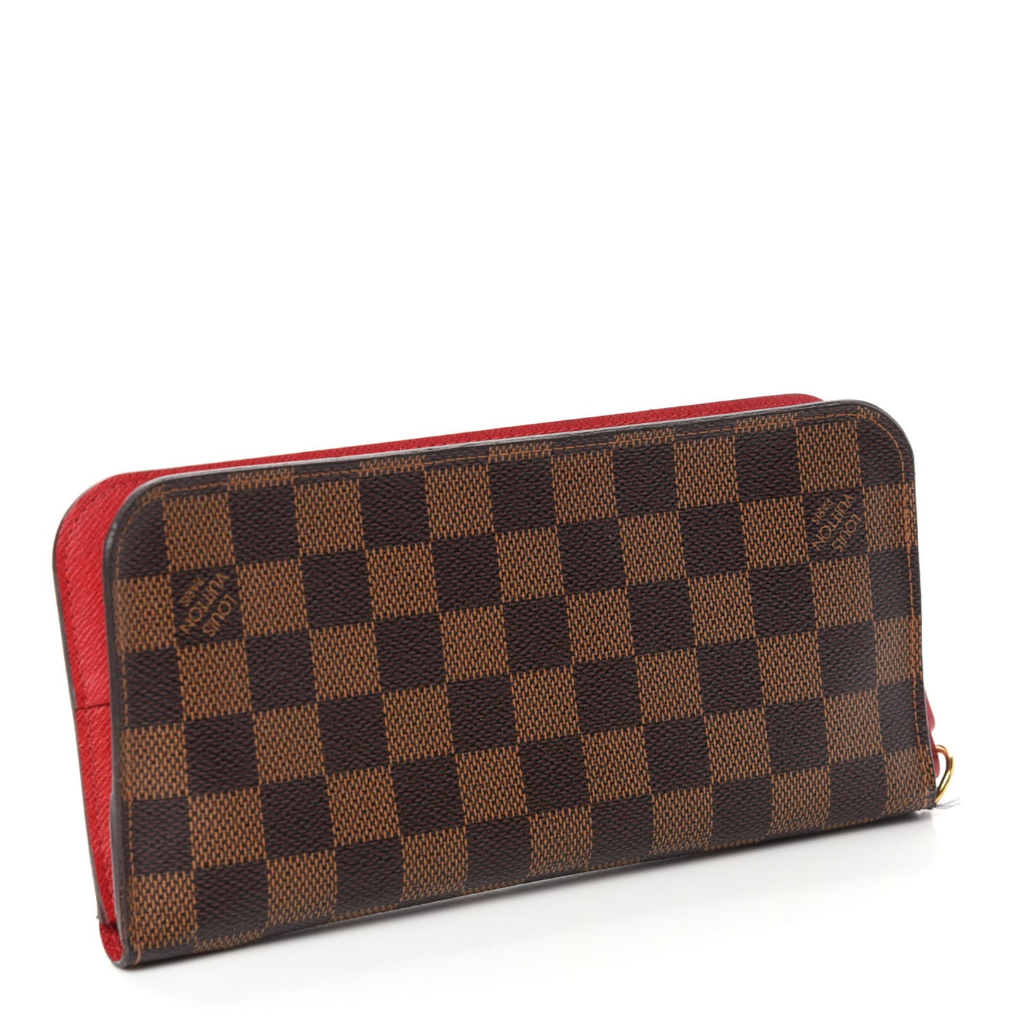 Damier Ebene Insolite Wallet Red