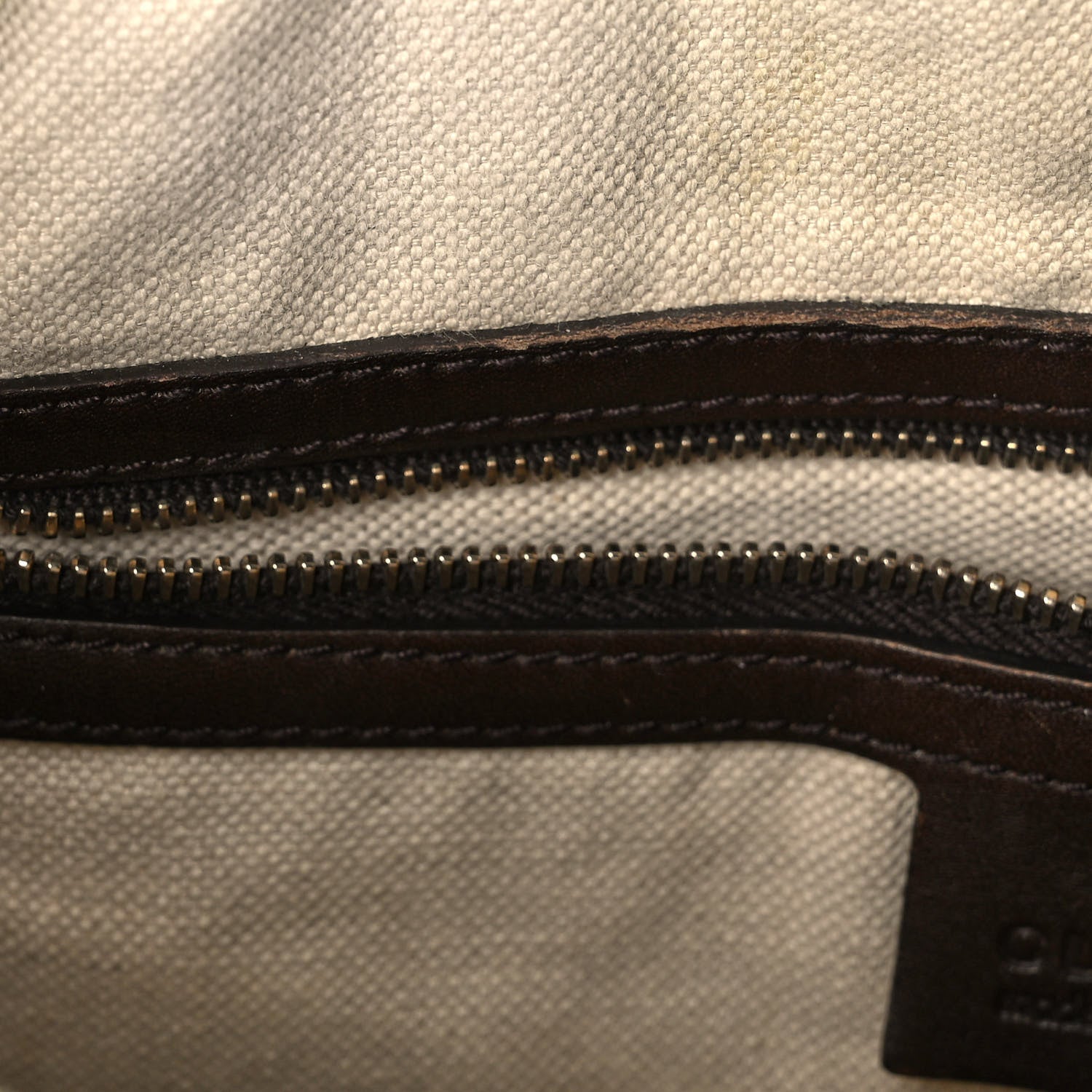 Gucci Monogram Vintage Web Medium Boston Dark Brown 13 of 14