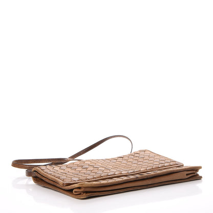 Bottega Veneta Nappa Intrecciato Flap Bag Noce 4 of 18