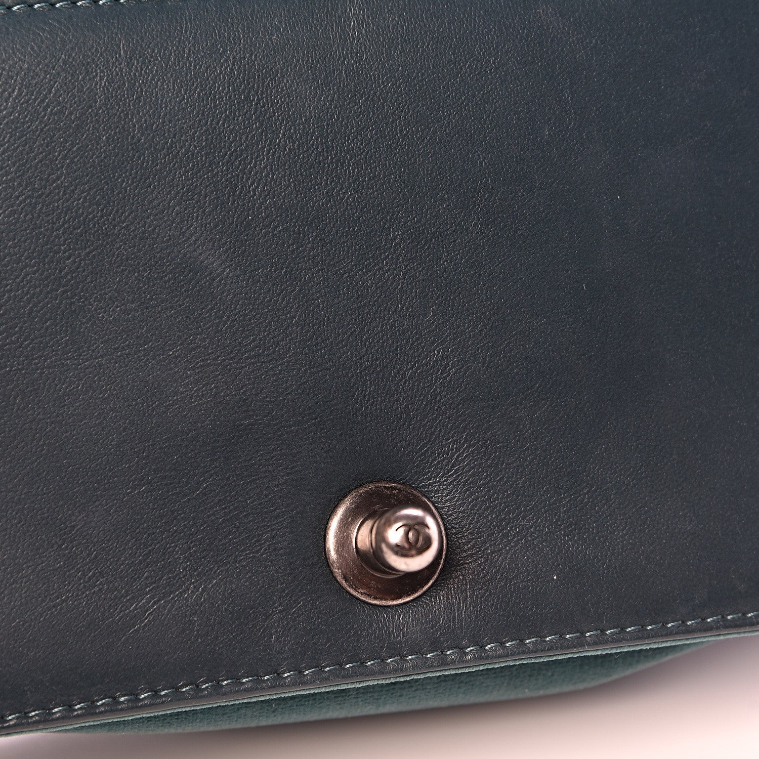 Chanel Velvet Quilted Small Boy Flap Turquoise 11 of 22
