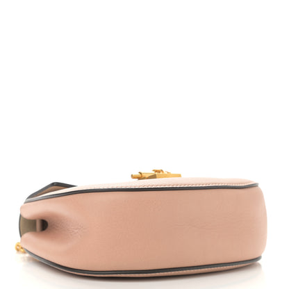 Chloe Grained Lambskin Drew Shoulder Bag Cement Pink 3 of 7