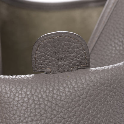 Hermes Taurillon Clemence Evelyne III GM Etain 7 of 10