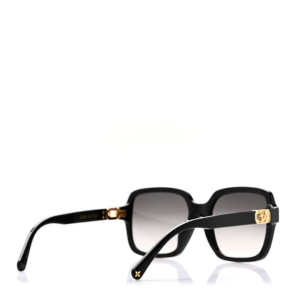 Louis Vuitton Acetate Square Sunglasses Black Black 4 of 7