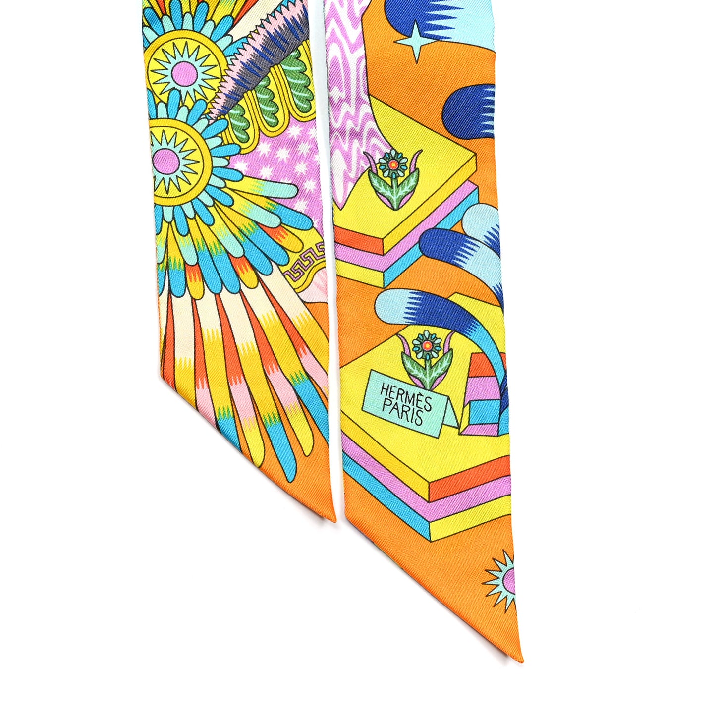 Silk La Source de Pegase Twilly Orange Vif Jaune Vif