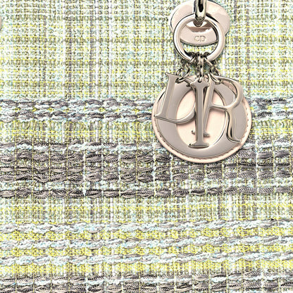 Christian Dior Tweed Medium Lady Dior Green Multicolor 7 of 12