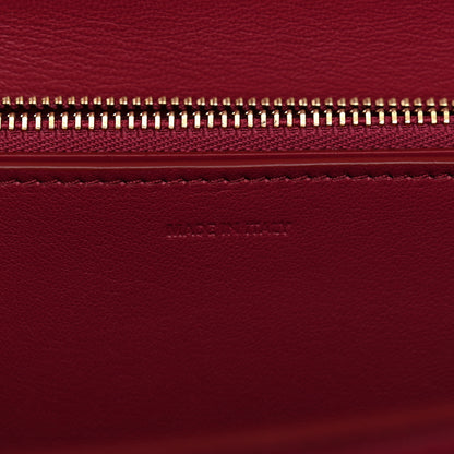 Celine Box Calfskin Medium Classic Box Flap Bag Raspberry 7 of 10