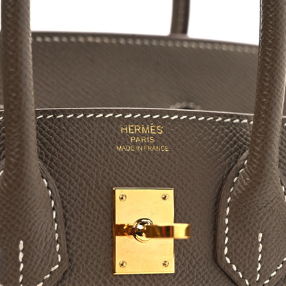 Hermes Epsom Birkin Sellier 25 Etoupe 6 of 8