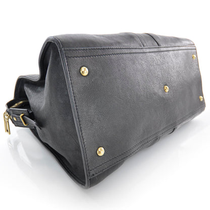 Saint Laurent Leather Large Cabas Chyc Black 4 of 7