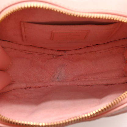 Louis Vuitton Calfskin Embellished New Wave Love Lock Heart Bag Rose Pomettes 5 of 10