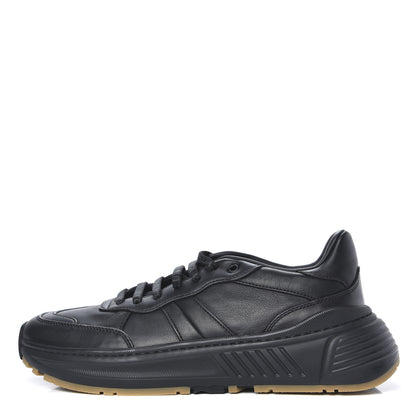 Bottega Veneta Calfskin Mens The Speedster Sneakers 42 Black 1 of 8