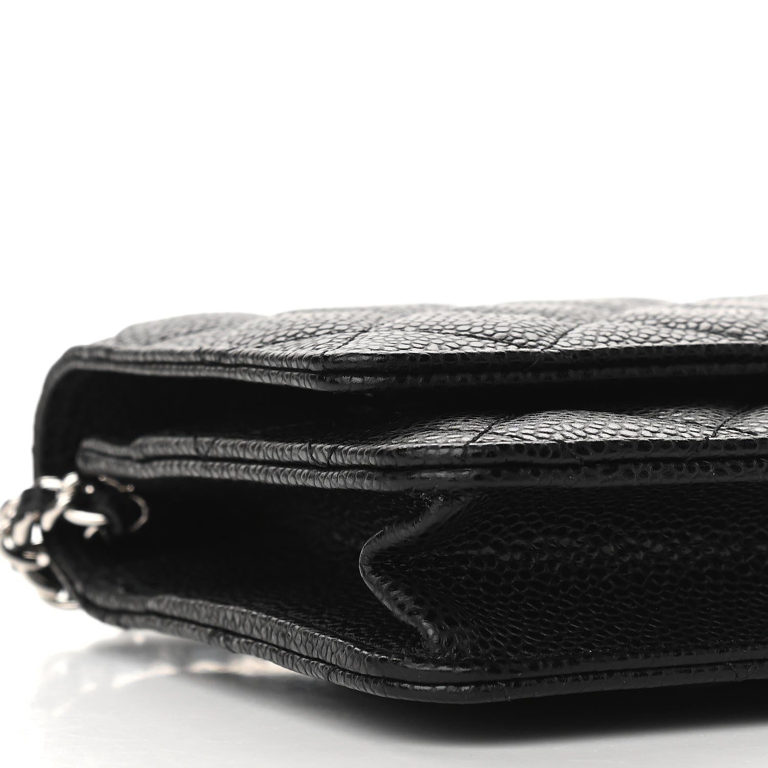 Chanel Caviar Quilted Wallet On Chain WOC Black 10 of 12