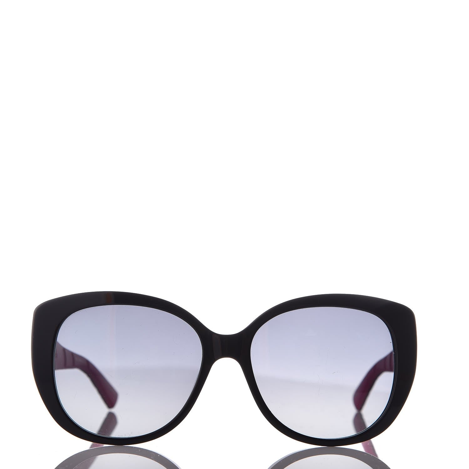 Christian Dior Lambskin Cannage Dior Lady 1R Sunglasses Black Fuchsia 2 of 8