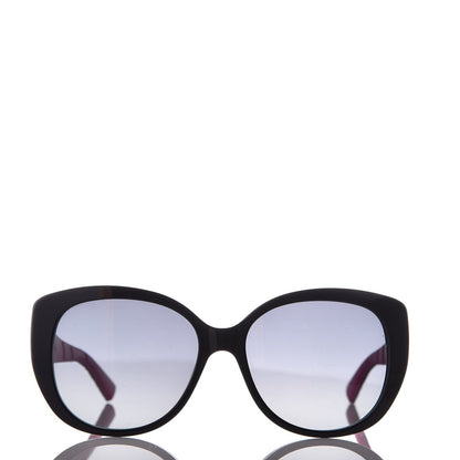Christian Dior Lambskin Cannage Dior Lady 1R Sunglasses Black Fuchsia 2 of 8