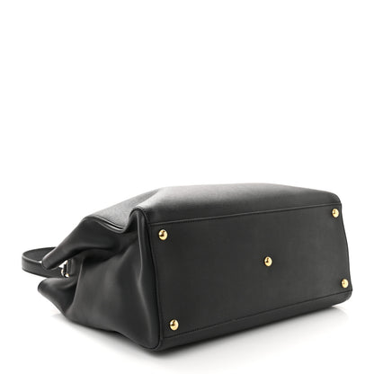 Fendi Vitello Elite Regular 2Jours Tote Black 4 of 10