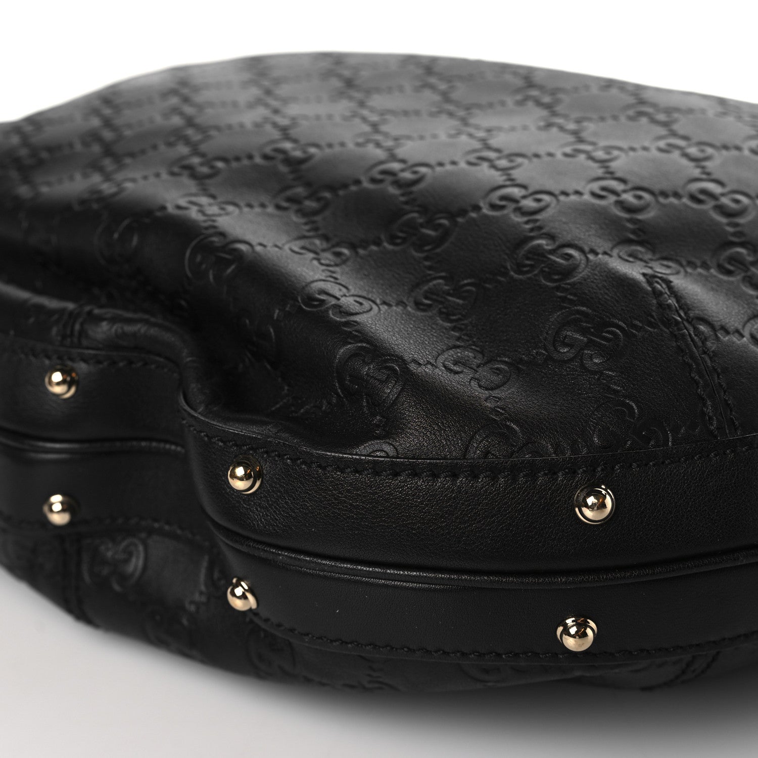 Gucci Guccissima Large Biba Hobo Black 9 of 9