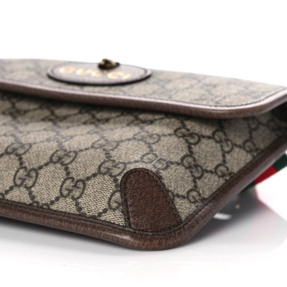 Gucci GG Supreme Monogram Neo Vintage Web Belt Bag Brown 6 of 13