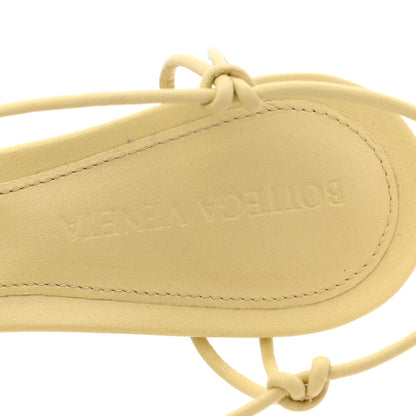 Bottega Veneta Nappa Dot Ankle Tie Sandals 35 Moon Beam 8 of 9