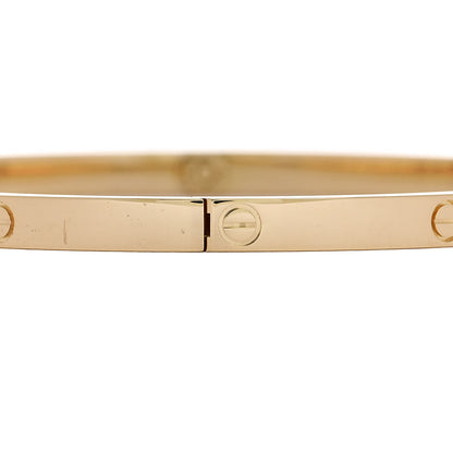 Cartier 18K Yellow Gold Small LOVE Bracelet 19 5 of 8