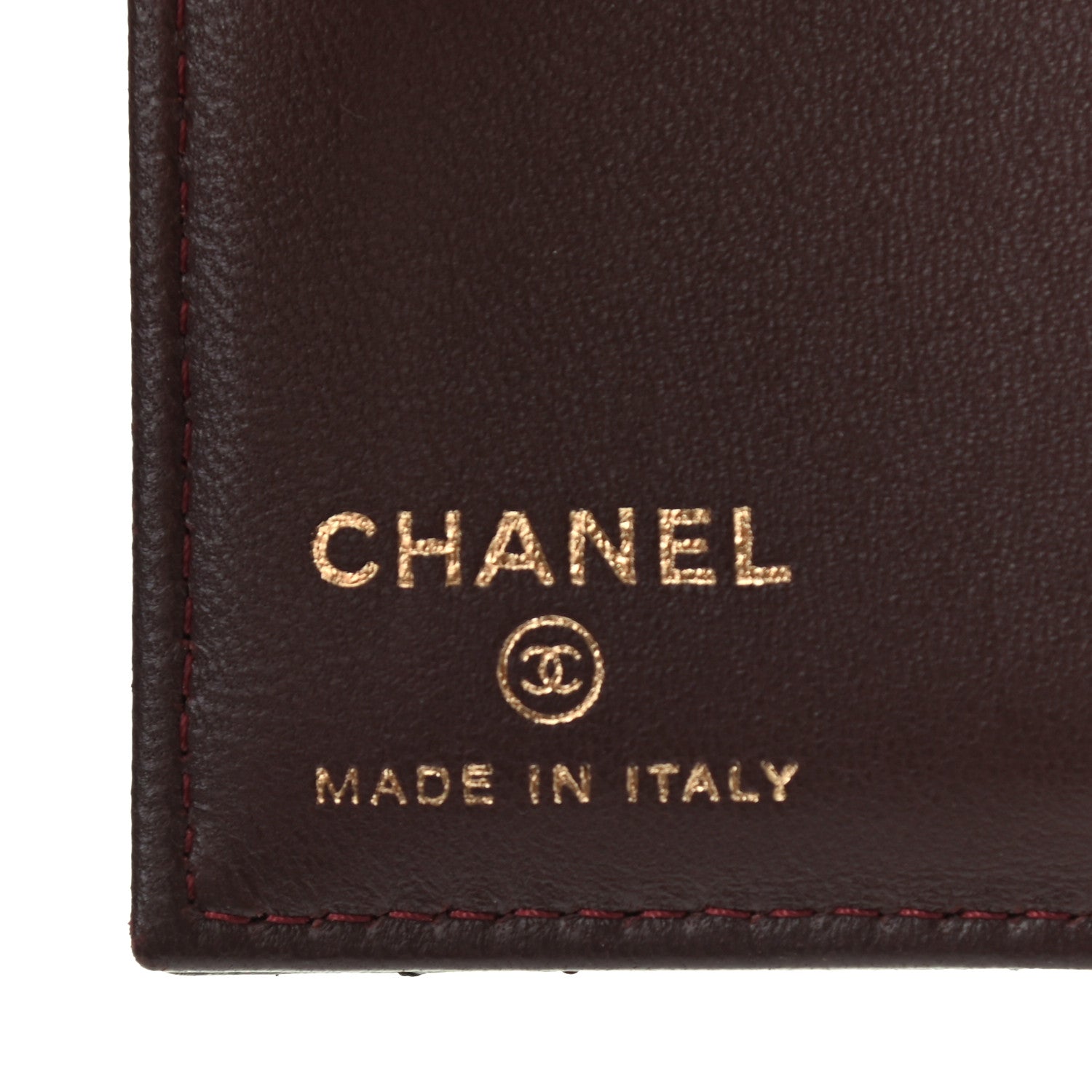 Chanel Lambskin Quilted Card Holder Wallet Black 6 of 7