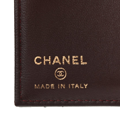 Chanel Lambskin Quilted Card Holder Wallet Black 6 of 7
