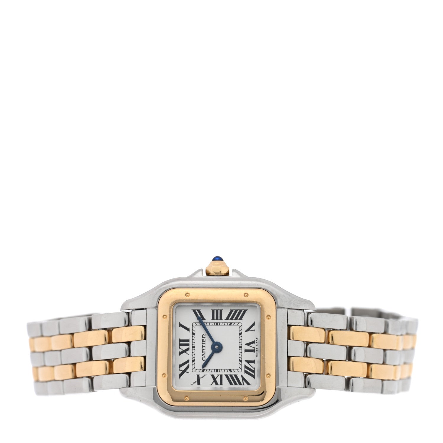 Cartier Stainless Steel 18K Yellow Gold 22mm Panthere Quartz Watch 2 of 5