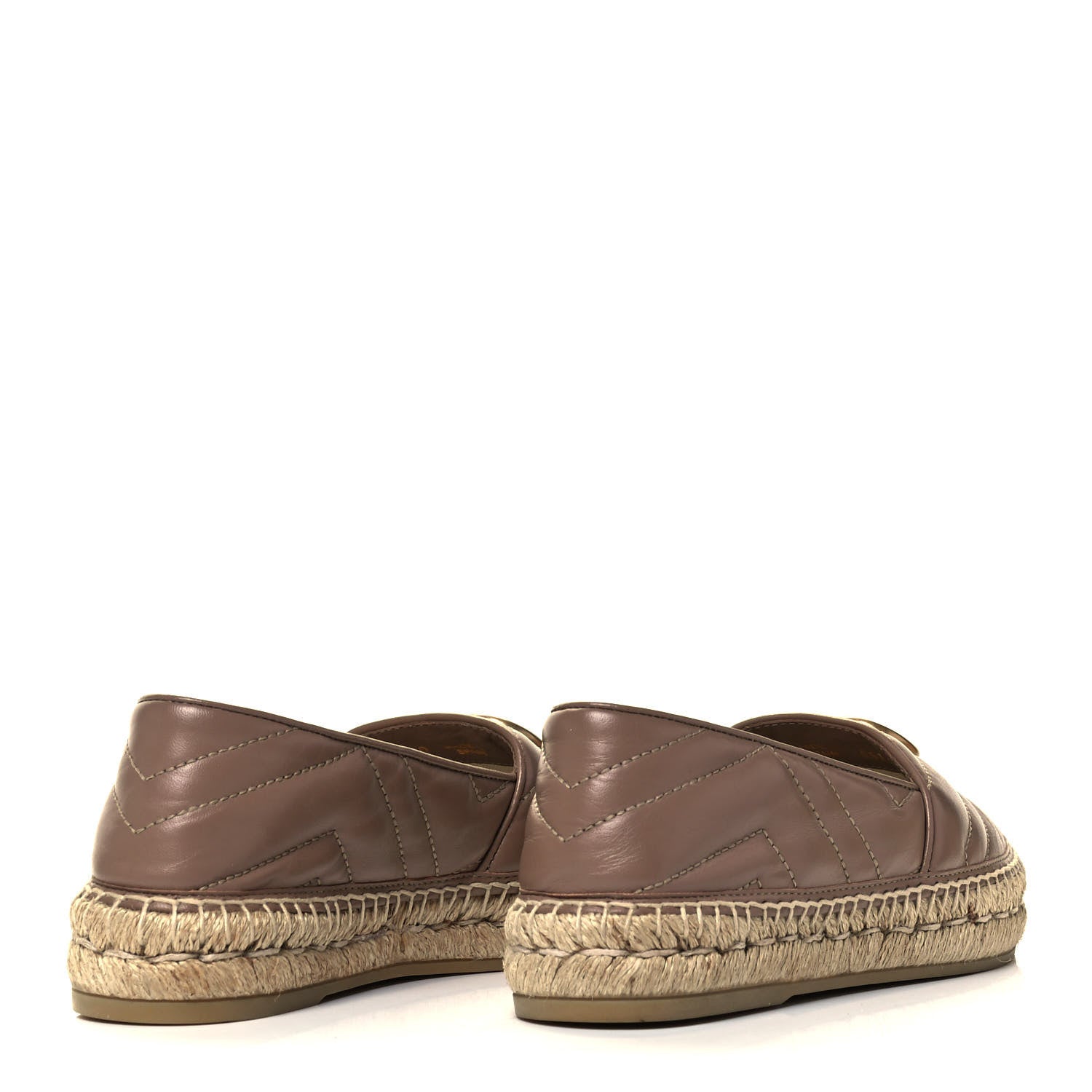 Gucci Nappa Matelasse GG Marmont Espadrilles 35.5 Porcelain Rose 4 of 7