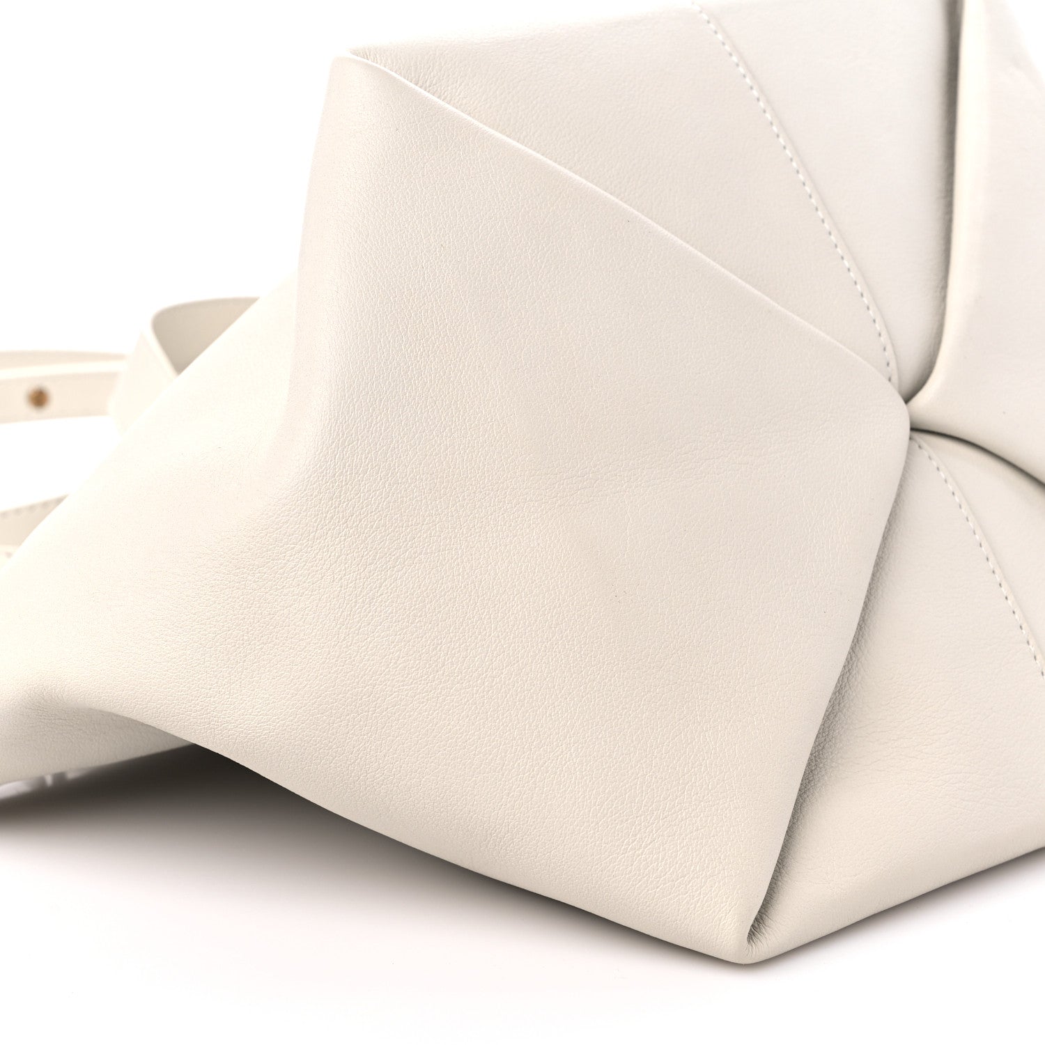 Mansur Gavriel Calfskin Mini Tulipano Bag Bianca 7 of 8