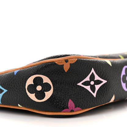 Louis Vuitton Monogram Multicolor Pochette Accessories Black 8 of 11