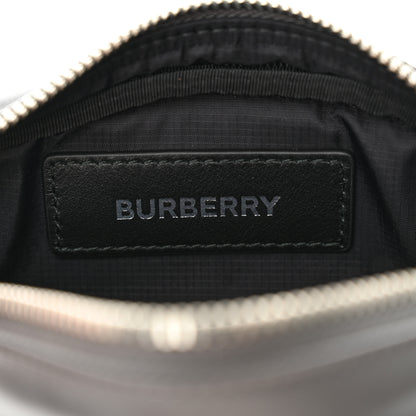 Burberry Econyl Logo Print Small Cannon Bum Bag Charcoal Grey 6 of 9