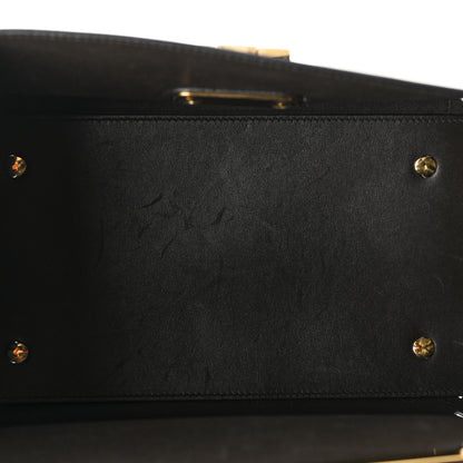 Salvatore Ferragamo Calfskin Perforated Sofia Satchel White 5 of 26