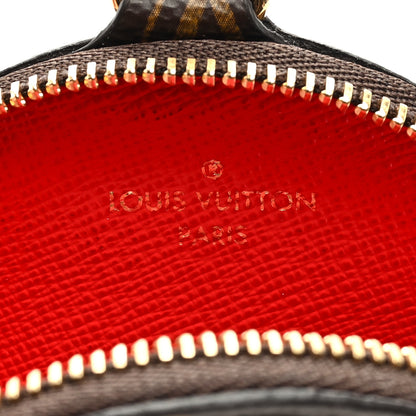 Louis Vuitton Monogram OnTheGo East West Round Coin Purse Red 6 of 6